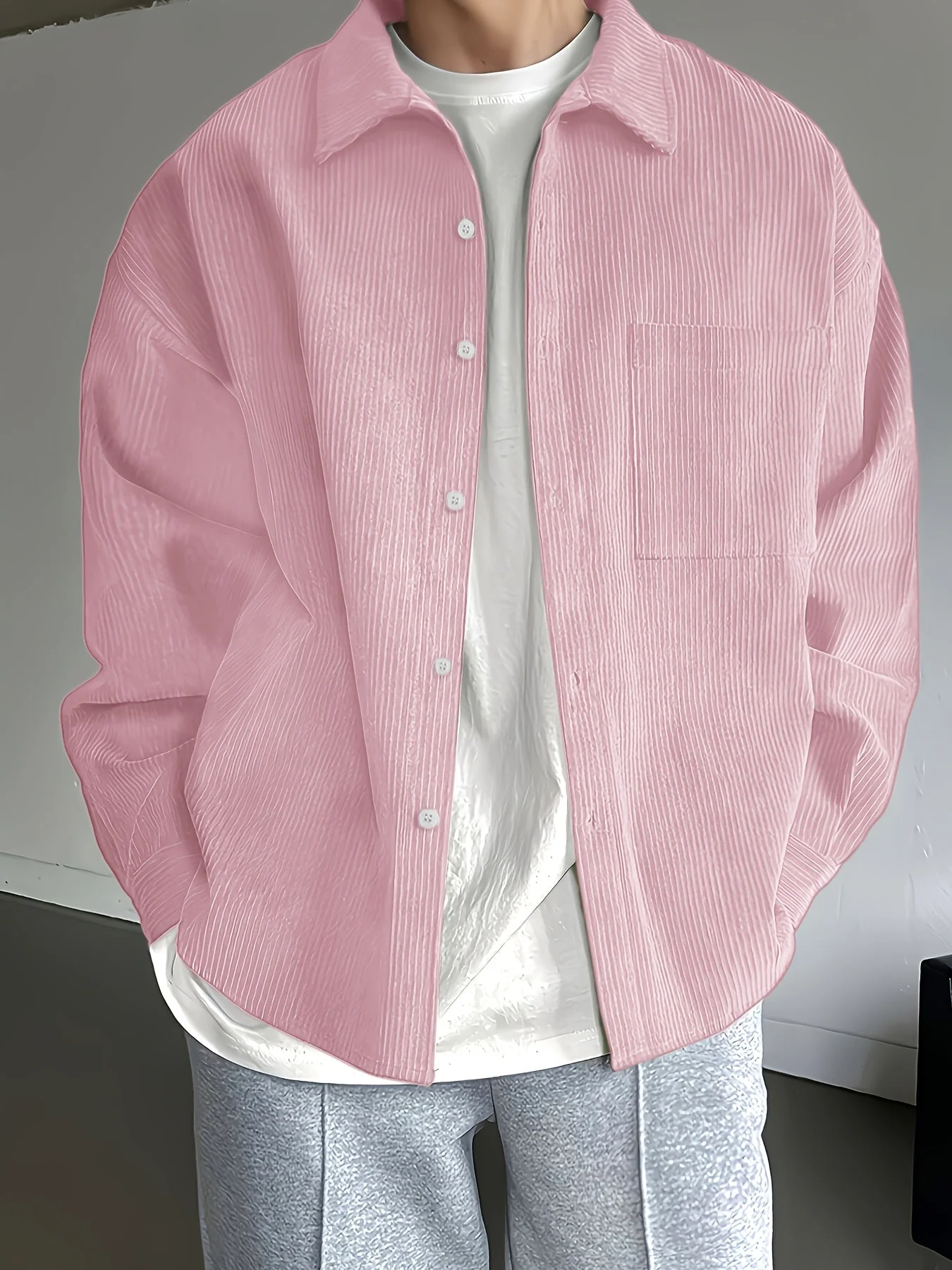 Chemise Surchemise Homme Style Décontracté pour Usage Quotidien - Image 5