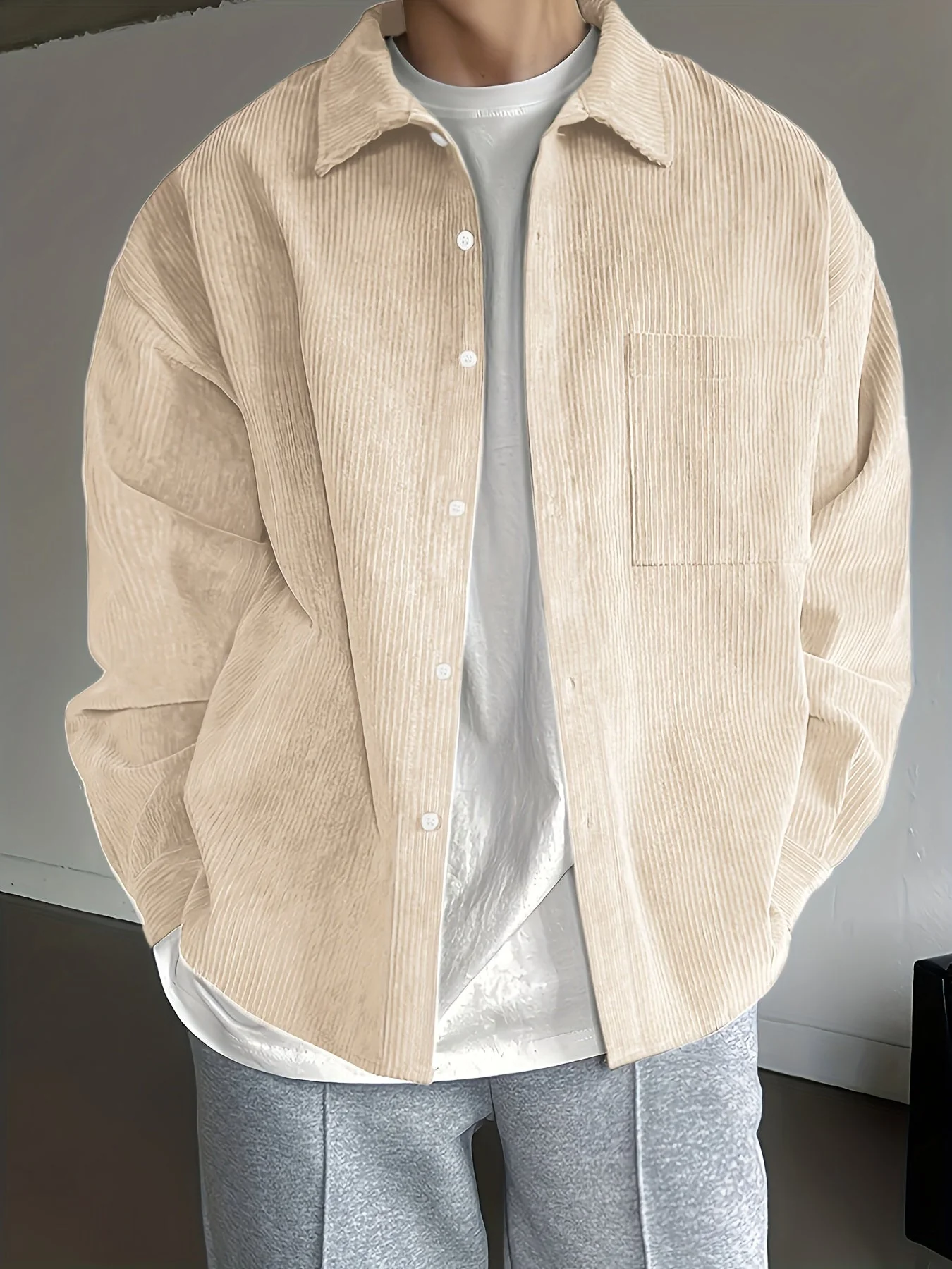 Chemise Surchemise Homme Style Décontracté pour Usage Quotidien - Image 6