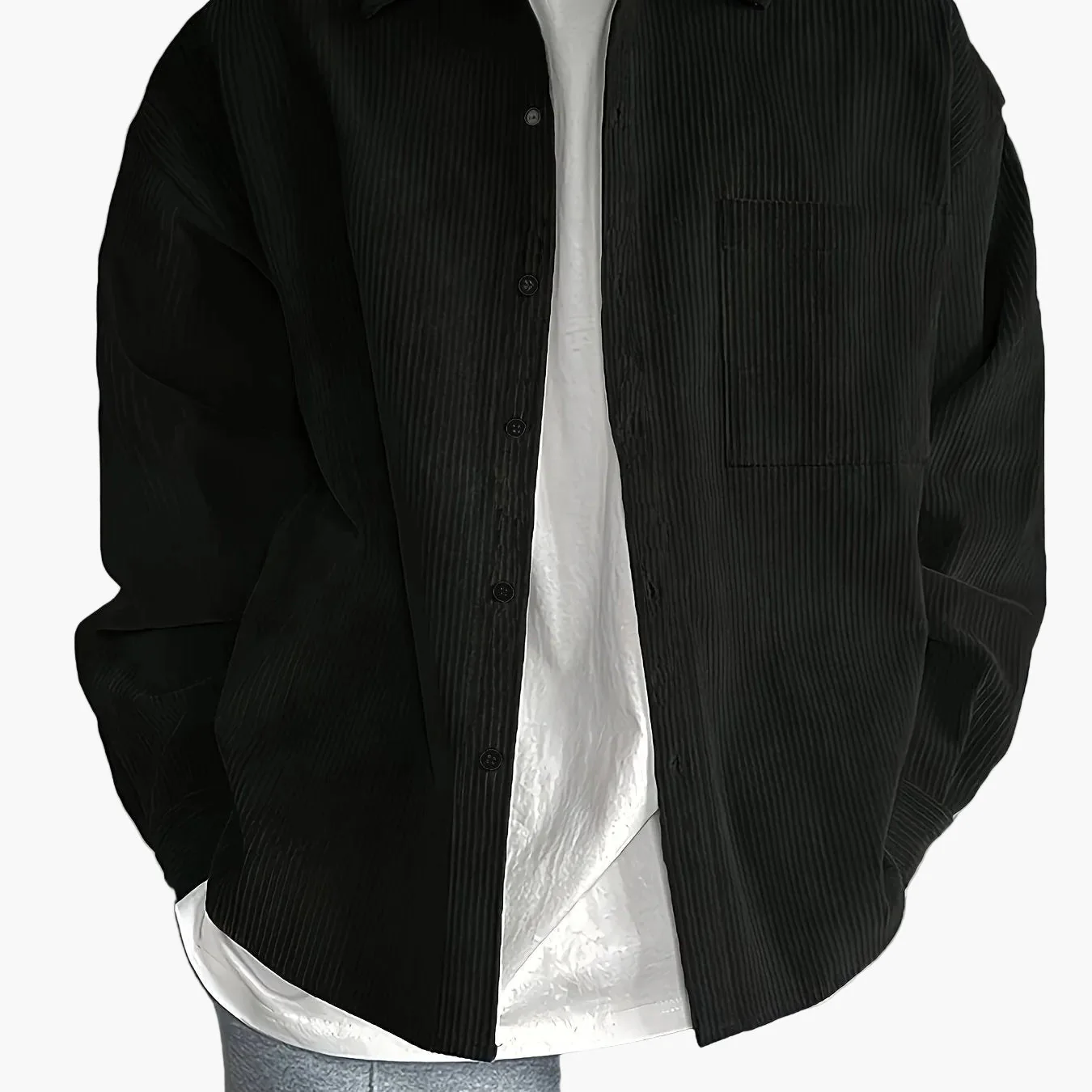 Chemise Surchemise Homme Style Décontracté pour Usage Quotidien - Image 9
