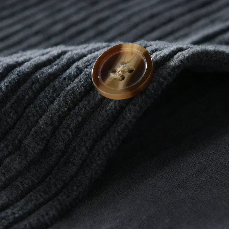 Chemise en velours côtelé style décontracté pour homme – idéale pour le quotidien et les loisirs - Image 8