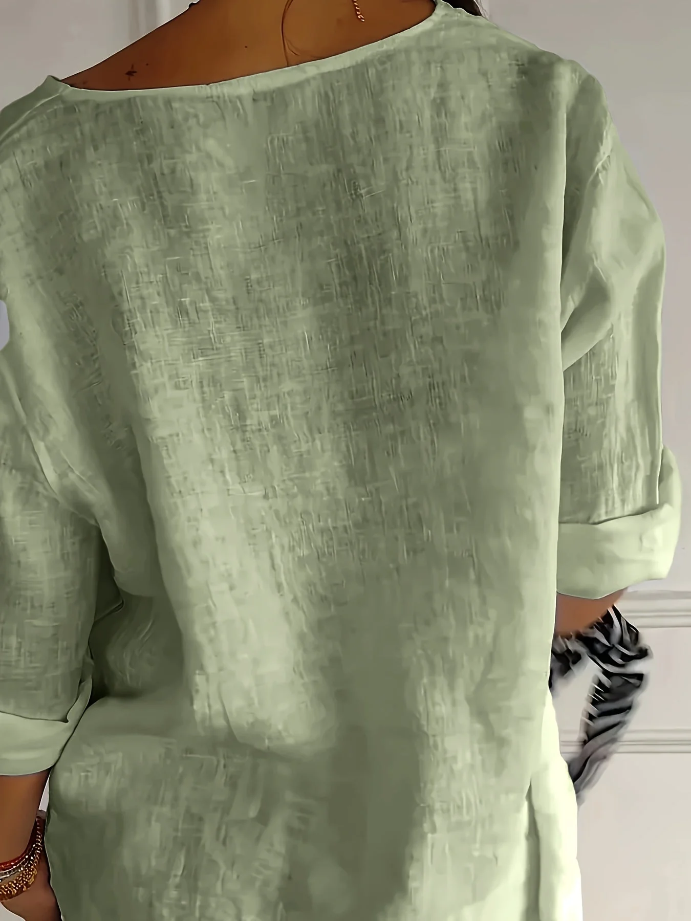 Chemisier décontracté pour femme à boutons style élégant et polyvalent - Image 5