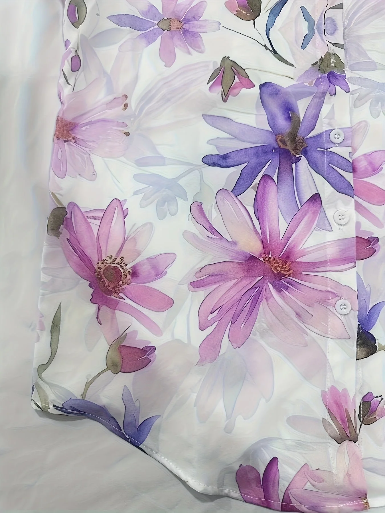 Chemisier femme élégant à imprimé floral style décontracté printemps-été - Image 5