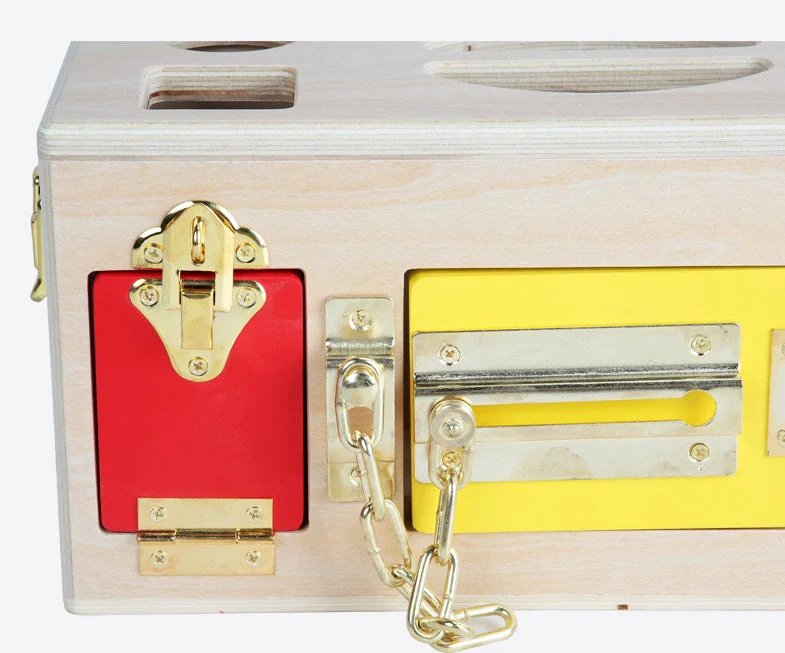 Coffret éducatif Montessori verrouillage formes pour enfants - Jouet pédagogique d'apprentissage - Image 9