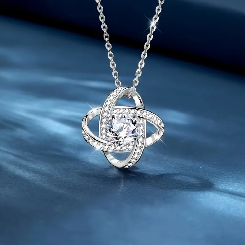 Collier Femme Élégant Cadeau pour Maman avec Message Touchant – Bijou Style Nœud d’Amour pour la Fête des Mères - Image 4