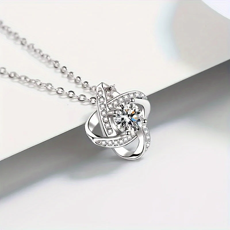 Collier Femme Élégant Cadeau pour Maman avec Message Touchant – Bijou Style Nœud d’Amour pour la Fête des Mères - Image 6