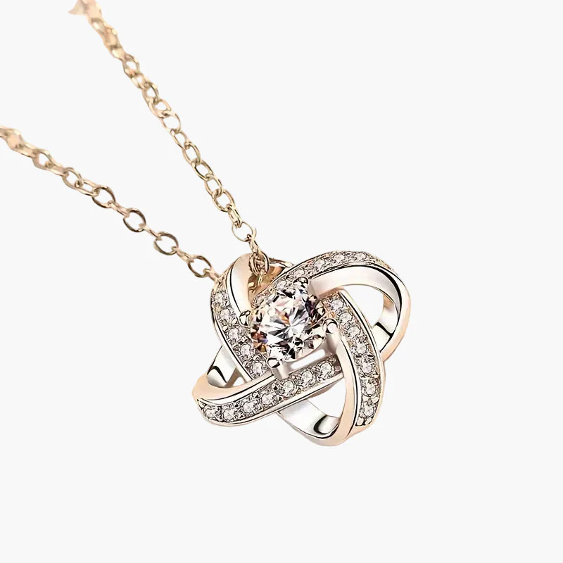 Collier Femme Élégant Cadeau pour Maman avec Message Touchant – Bijou Style Nœud d’Amour pour la Fête des Mères - Image 7
