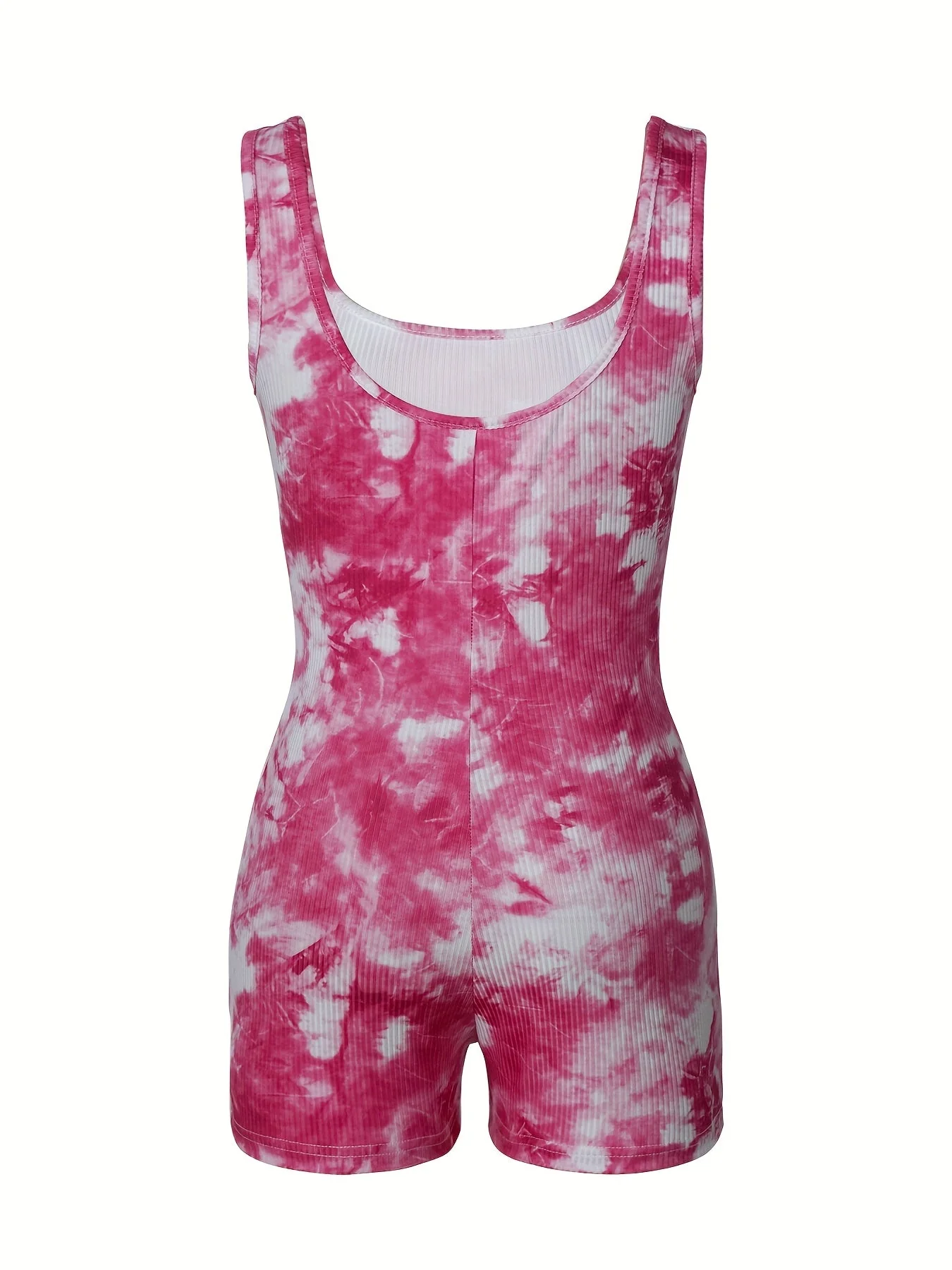 Combinaison courte décontractée pour femme style unitard à imprimé tendance, idéale pour l'été et les activités de plein air - Image 9