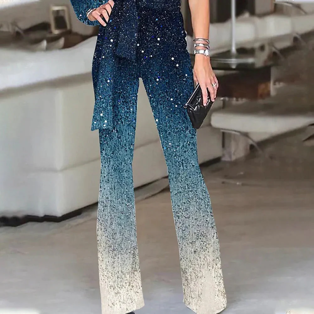 Combinaison Femme Disco Années 70 Une Manche Style Rétro pour Soirée et Spectacle - Image 3