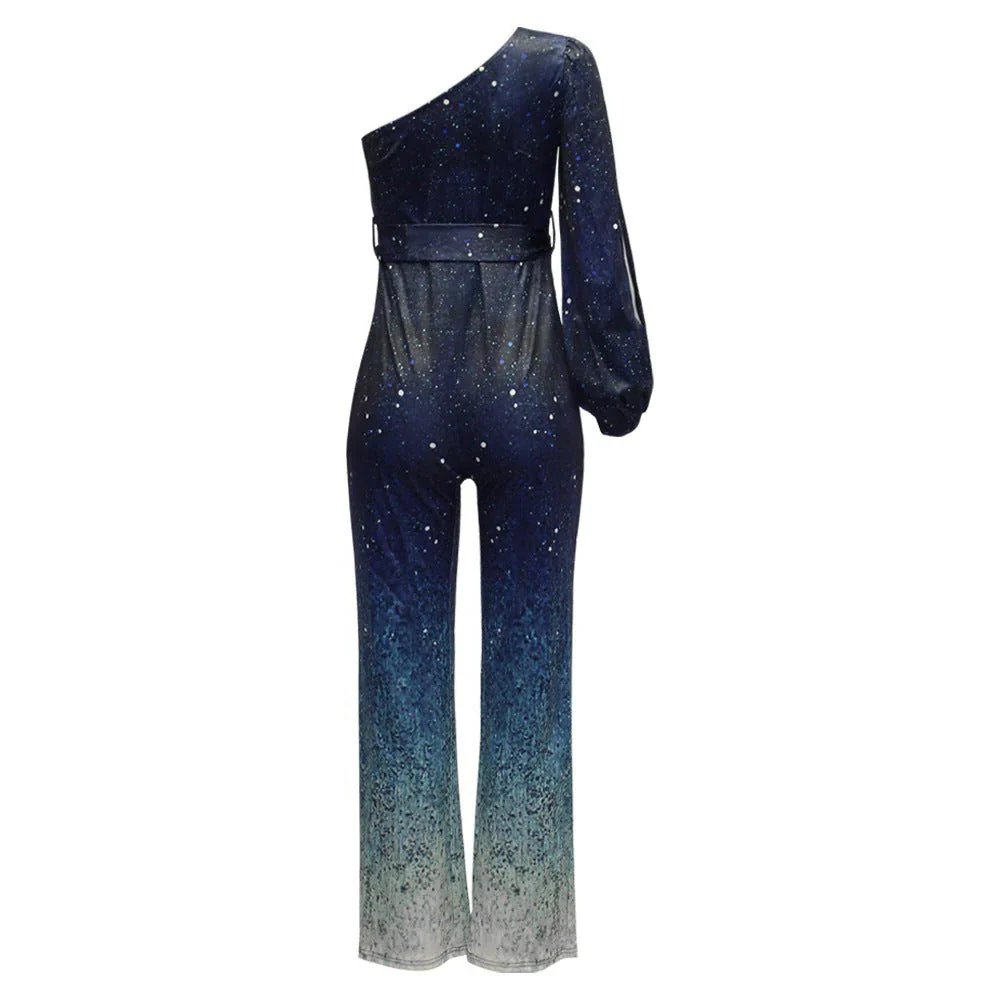Combinaison Femme Disco Années 70 Une Manche Style Rétro pour Soirée et Spectacle - Image 4