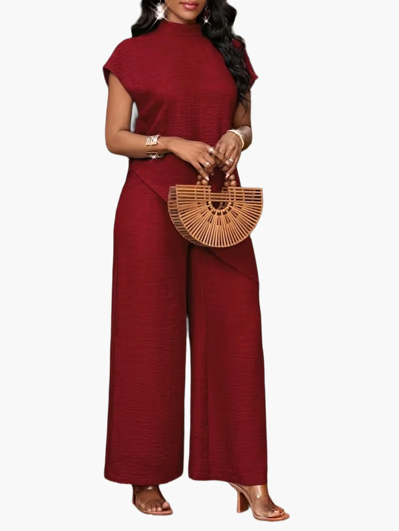 Combinaison Pantalon Asymétrique Élégante Femme Style Décontracté Printemps Été - Image 11