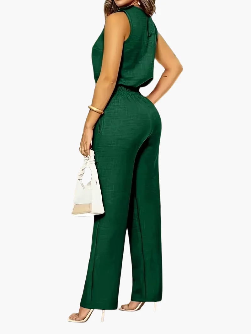 Combinaison Pantalon Élégante Femme Style Chic pour Bureau et Sorties - Image 12