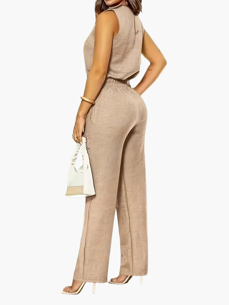 Combinaison Pantalon Élégante Femme Style Chic pour Bureau et Sorties - Image 14