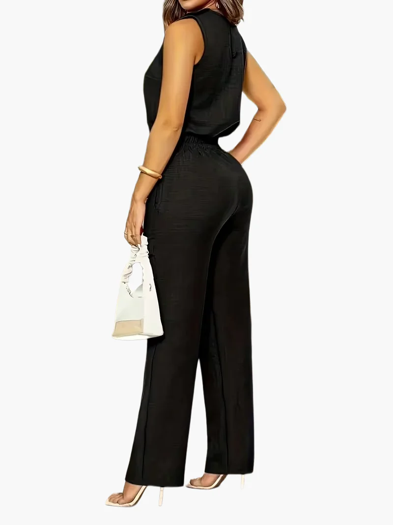 Combinaison Pantalon Élégante Femme Style Chic pour Bureau et Sorties - Image 16
