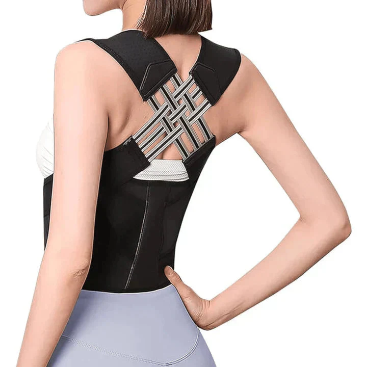 Correcteur de posture dorsal pour homme – Soutien ergonomique pour le dos et les épaules, maintien du dos, redresseur de posture - Image 3