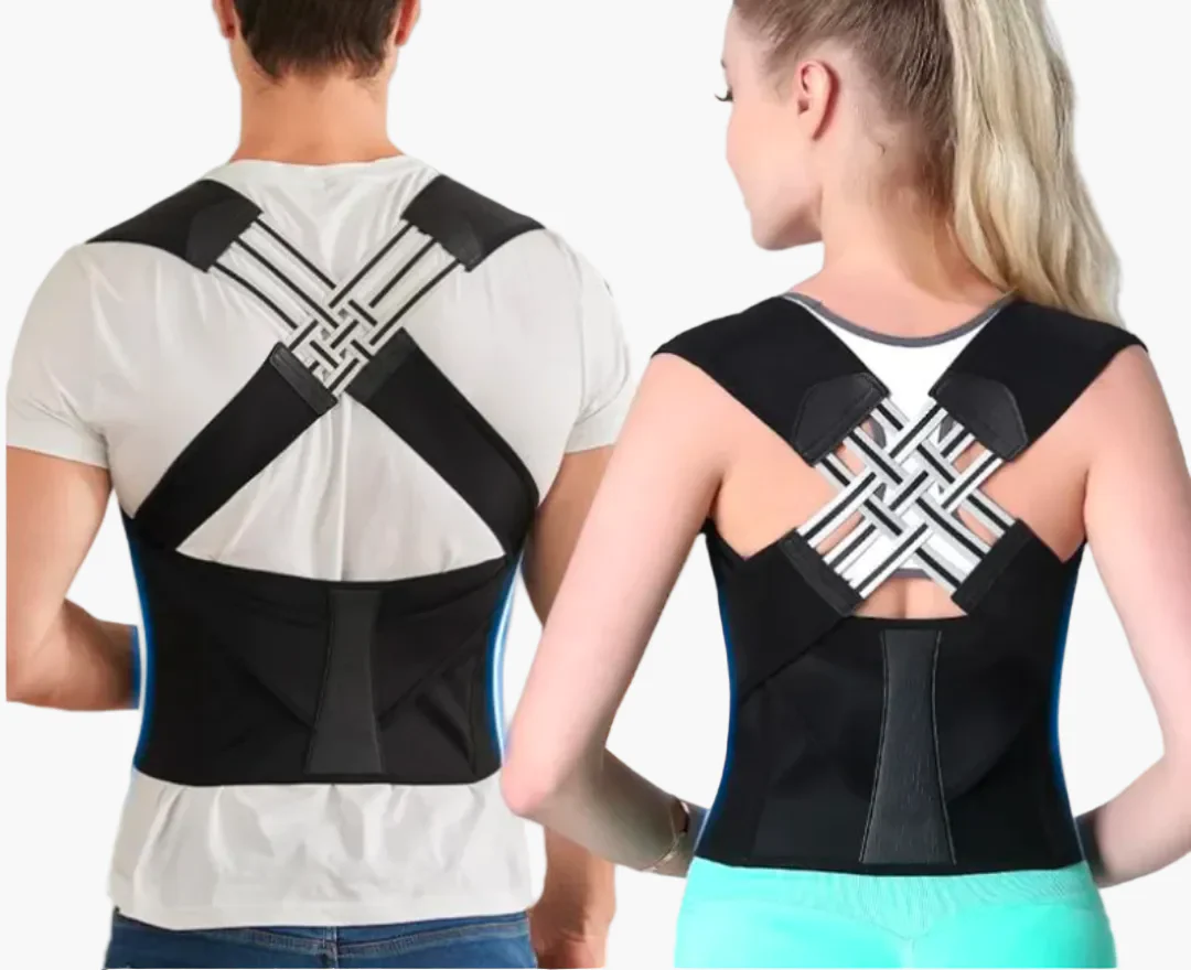 Correcteur de posture dorsal pour homme – Soutien ergonomique pour le dos et les épaules, maintien du dos, redresseur de posture - Image 6
