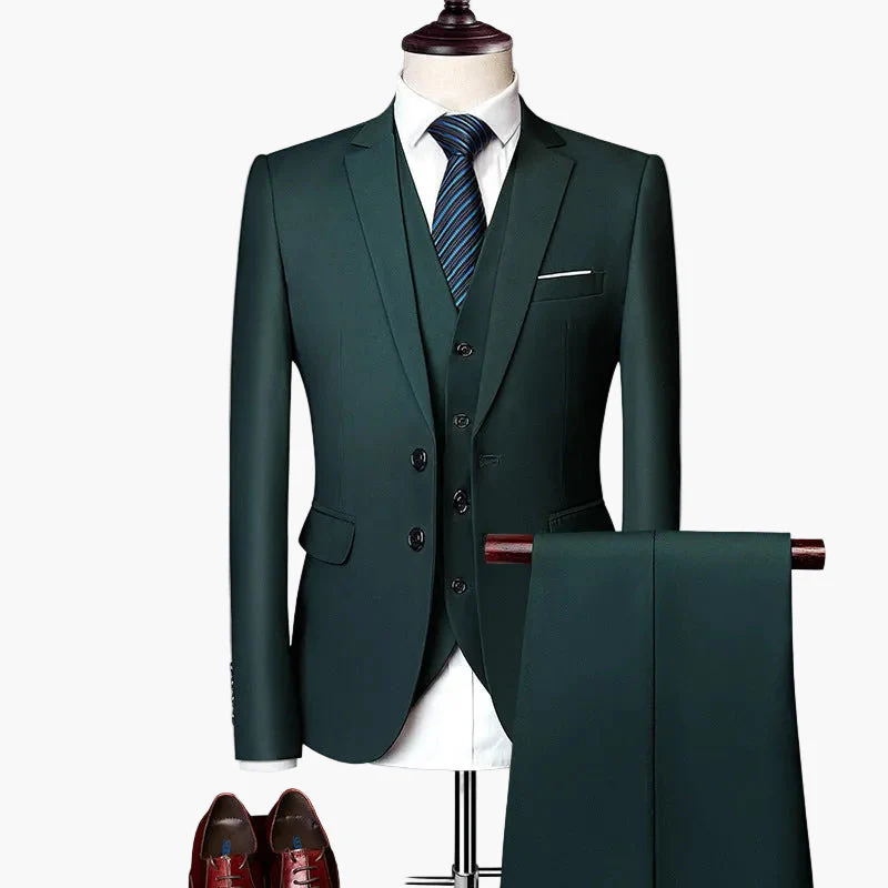 Costume Homme 3 Pièces Coupe Moderne pour Mariage et Affaires - Image 11