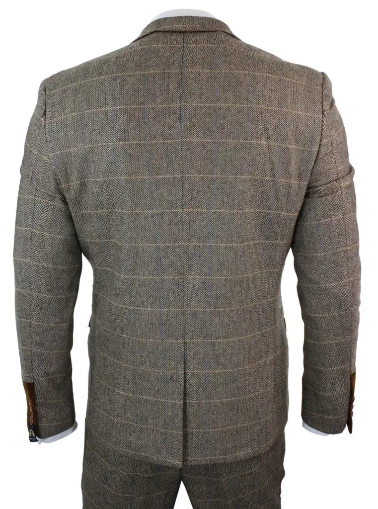 Costume Homme Trois Pièces Double Boutonnage Style Anglais Élégant et Polyvalent - Image 20