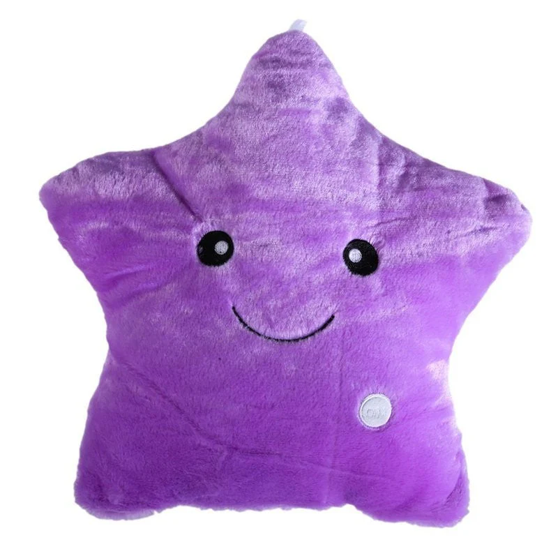 Coussin Étoile Lumineuse Peluche Décoratif pour Enfants et Adultes - Style Mignon et Ambiance Douce - Image 5