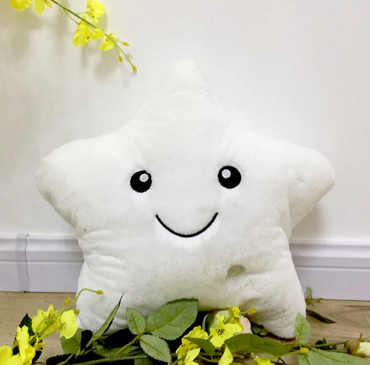 Coussin Étoile Lumineuse Peluche Décoratif pour Enfants et Adultes - Style Mignon et Ambiance Douce - Image 7