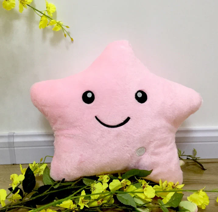 Coussin Étoile Lumineuse Peluche Décoratif pour Enfants et Adultes - Style Mignon et Ambiance Douce - Image 9