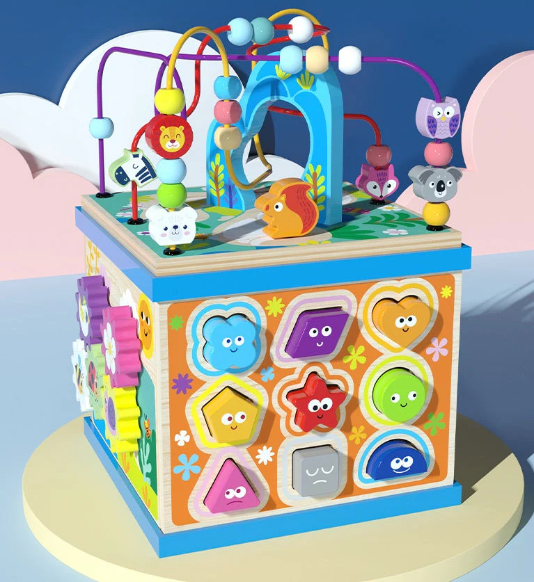 Cube d'Activités Éducatif Bébé Enfant – Jouet d’Éveil Multifonction pour Apprentissage Précoce - Image 6