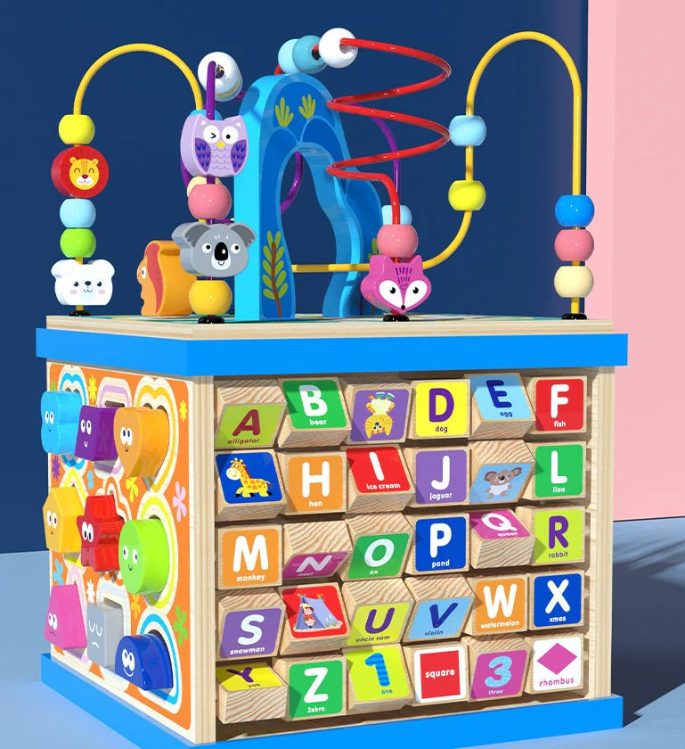 Cube d'Activités Éducatif Bébé Enfant – Jouet d’Éveil Multifonction pour Apprentissage Précoce - Image 7