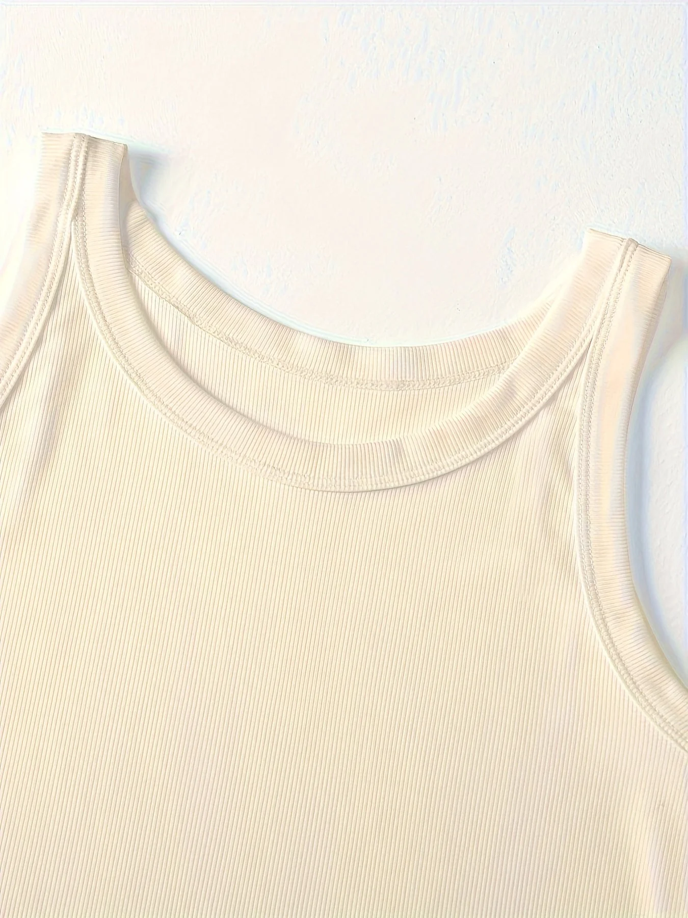Débardeur basique sans manches pour femme, lot de 3, style casual, parfait pour l'été - Image 8