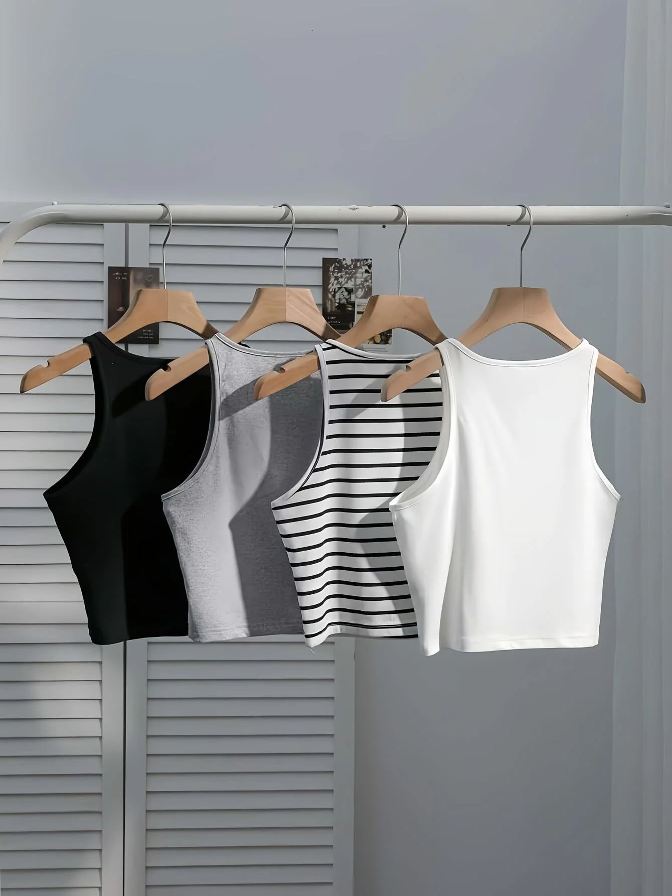Débardeur court femme style décontracté polyvalent pour tous les jours - Image 2