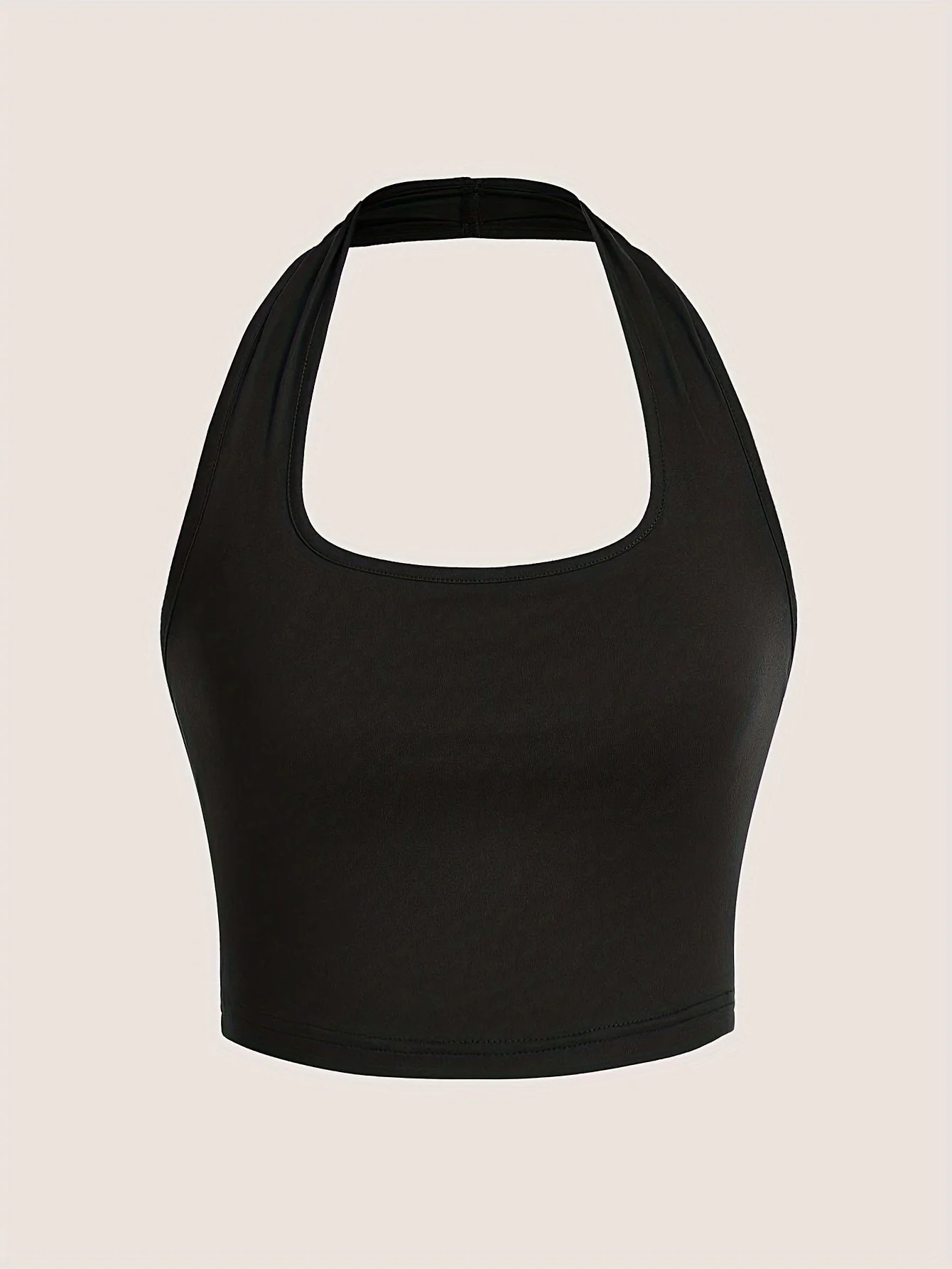 Débardeur dos nu femme - Style casual avec col halter pour l'été - Image 2