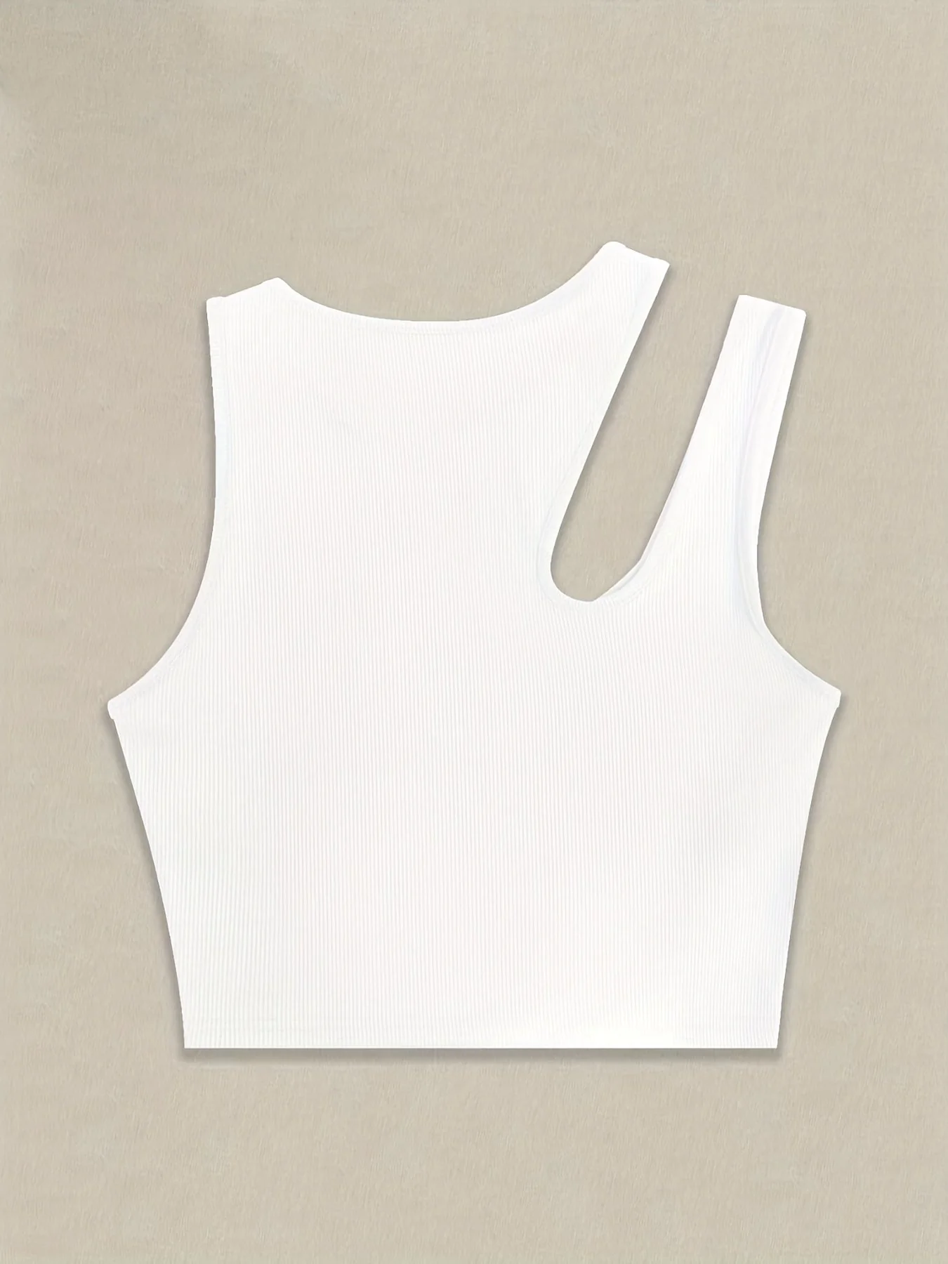 Débardeur femme style asymétrique tendance pour l'été - coupe courte, look sexy et moderne - Image 7