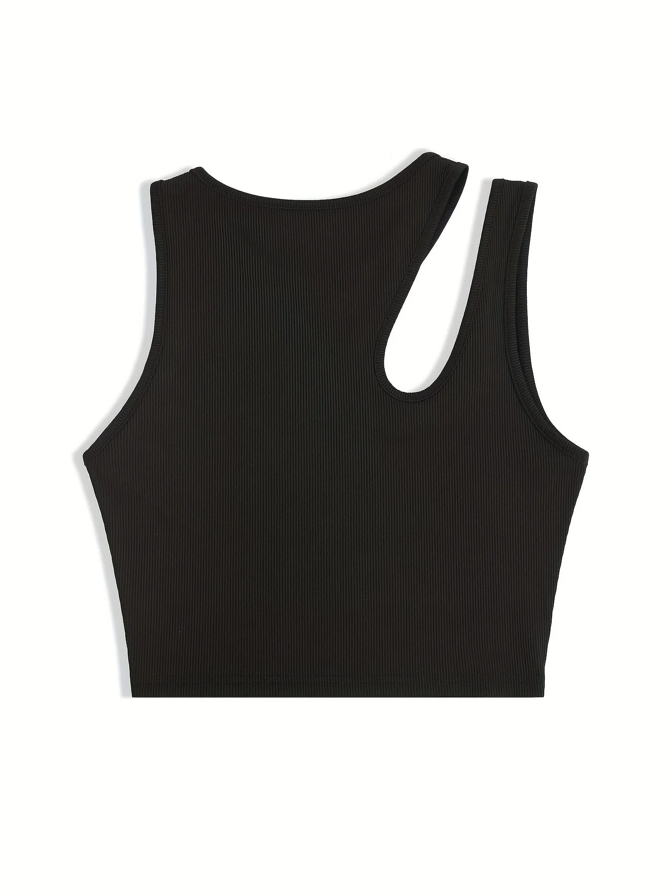 Débardeur femme style asymétrique tendance pour l'été - coupe courte, look sexy et moderne - Image 8