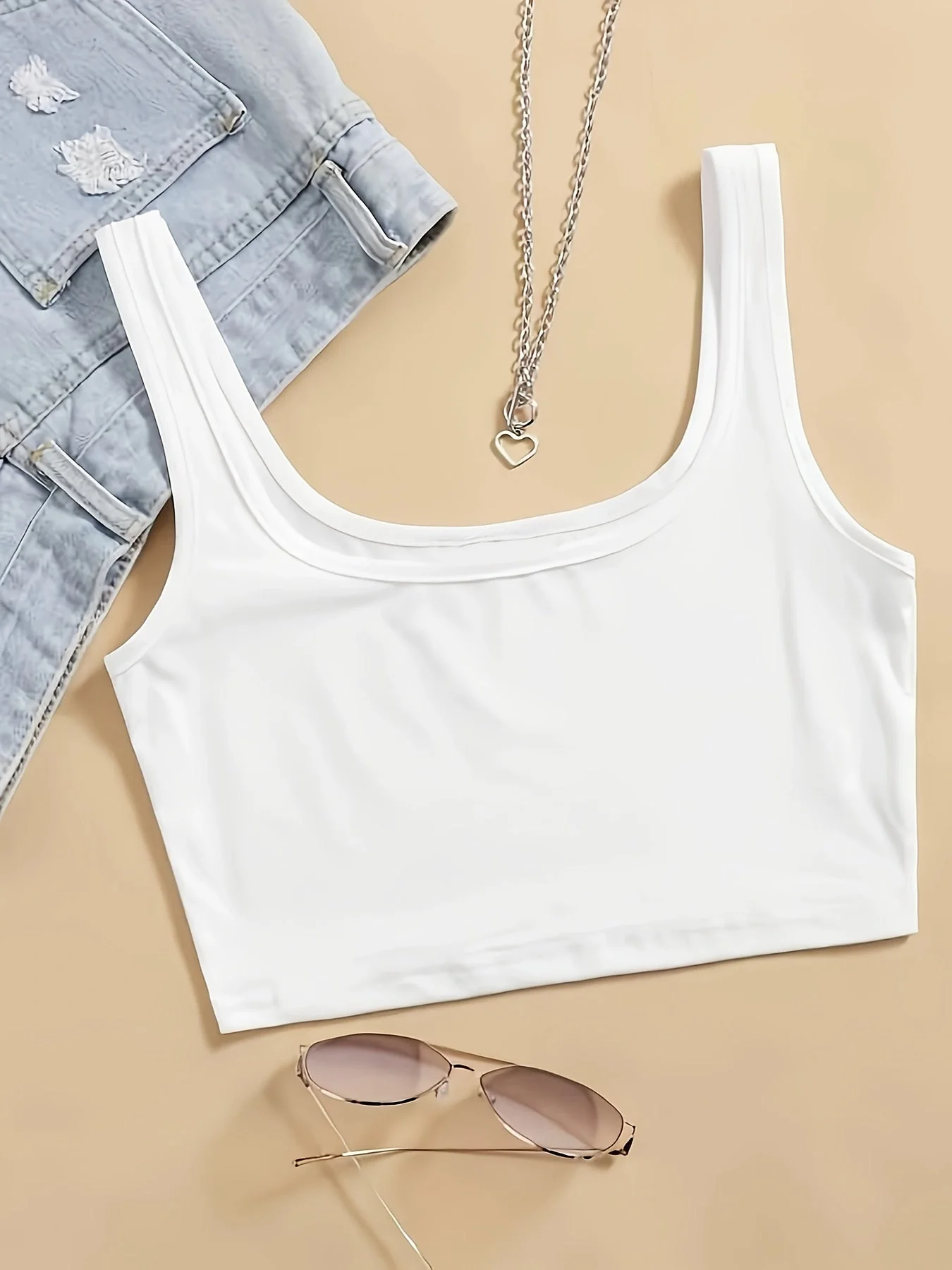 Débardeur femme style sport à dos croisé pour le printemps et l'été - Image 2
