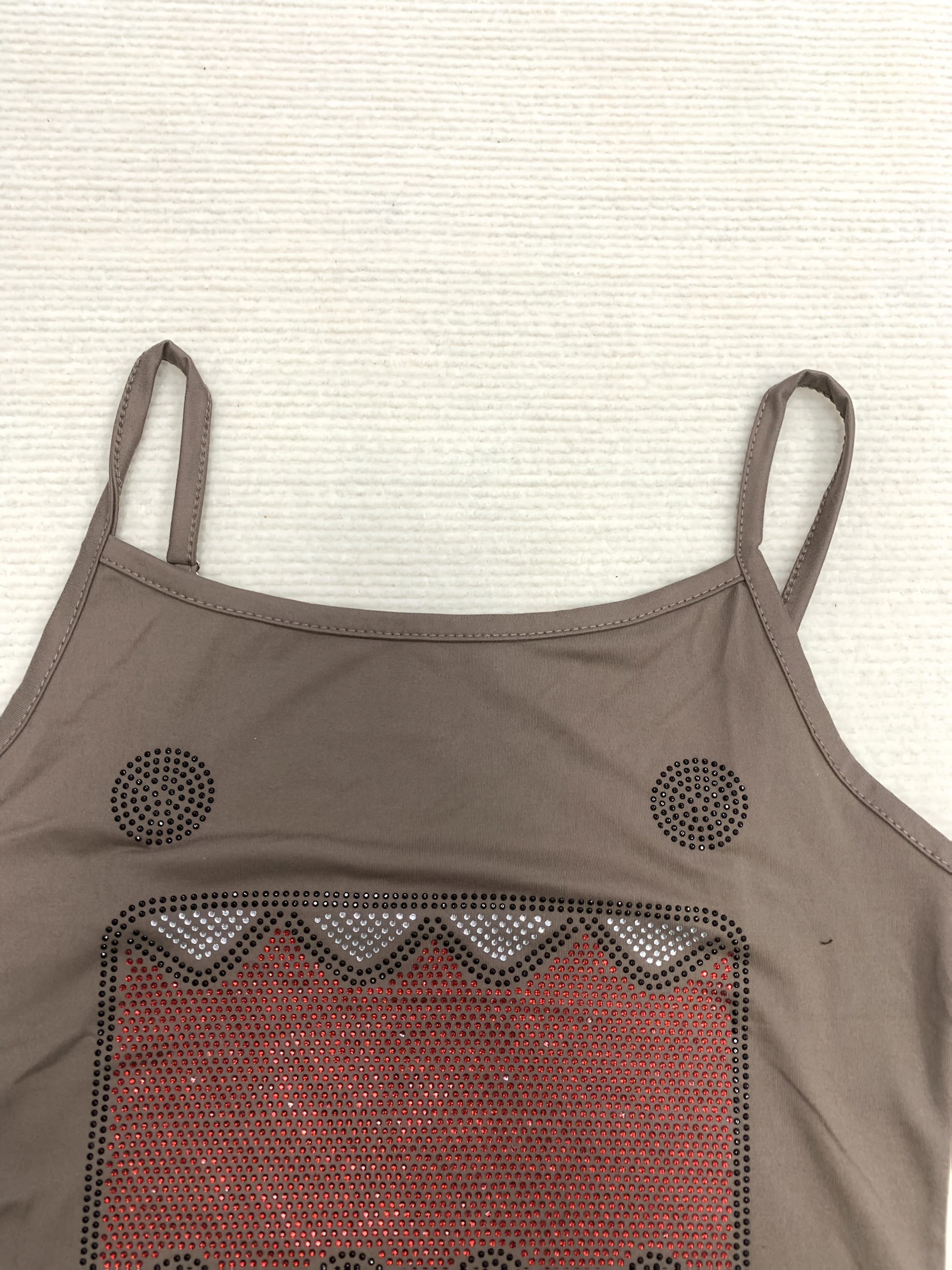 Débardeur Femme Y2K Motif Géométrique Style Urbain pour Look Tendance Été - Image 2