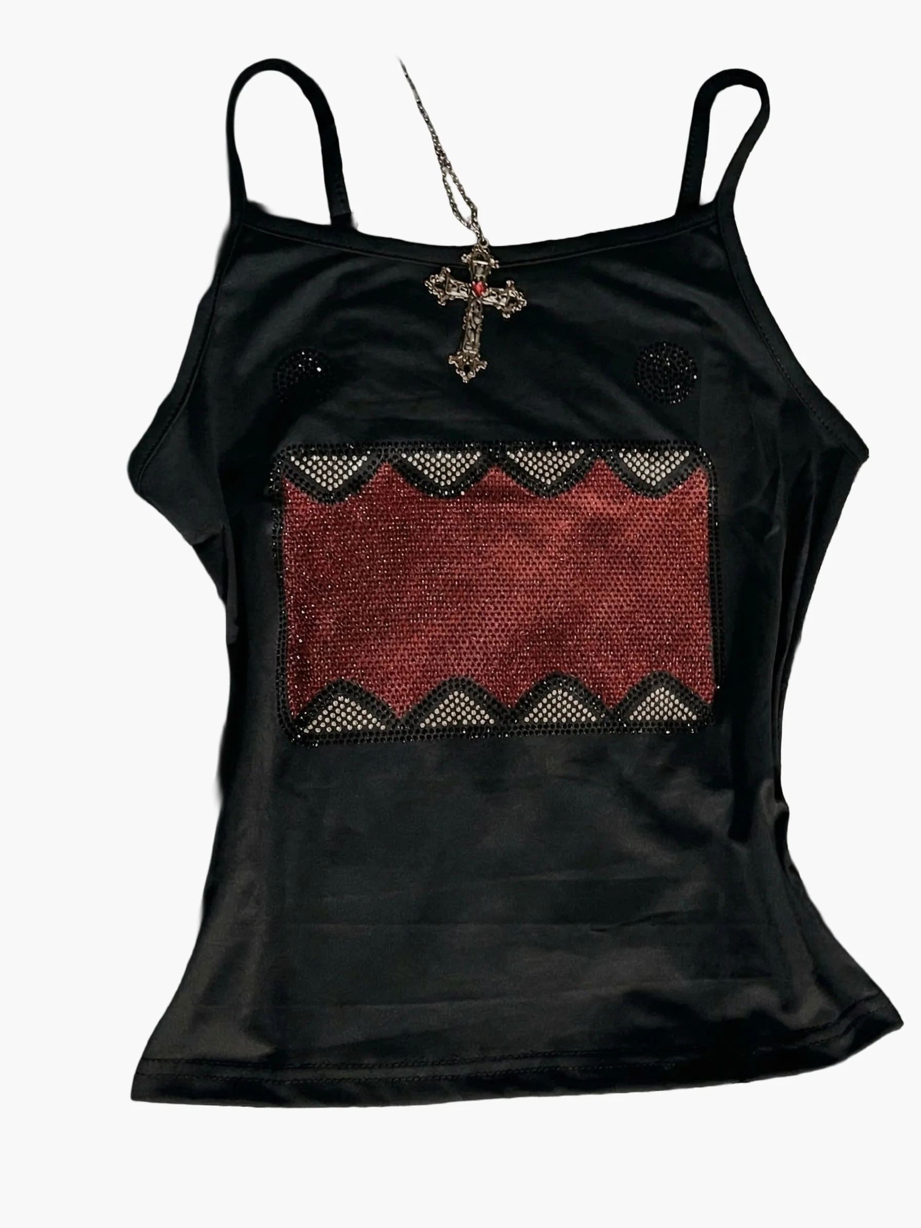 Débardeur Femme Y2K Motif Géométrique Style Urbain pour Look Tendance Été - Image 8