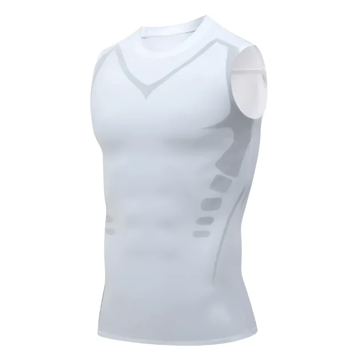 Débardeur Gainant Homme Sculptant Compression Sport et Posture - Image 6