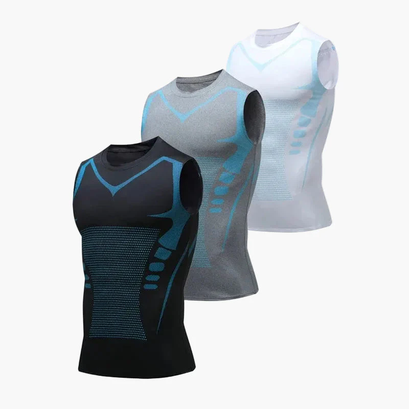Débardeur Gainant Homme Sculptant Compression Sport et Posture - Image 7