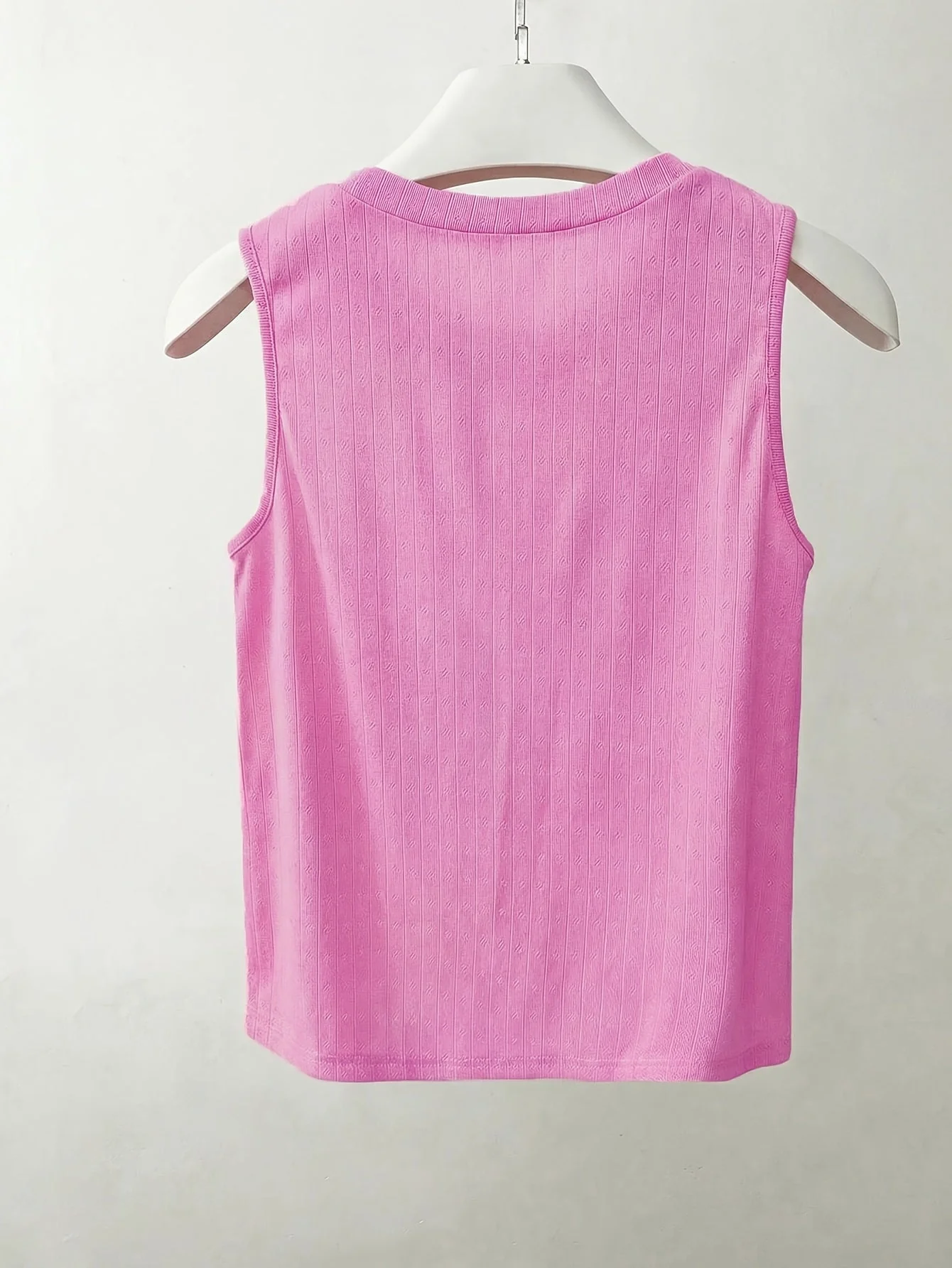 Débardeur sans manches élégant femme style perlé col rond pour sorties ou bureau - Image 9
