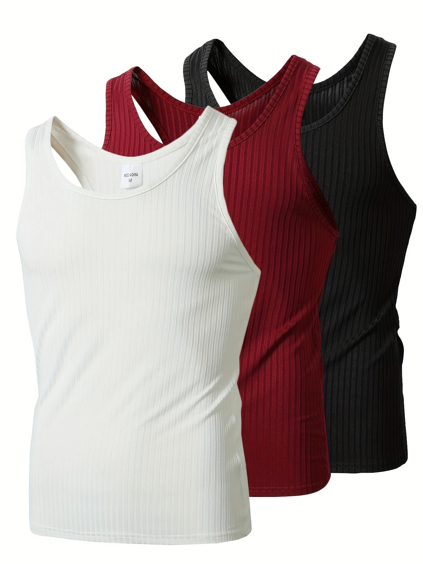 Débardeur Sport Homme Style Moderne Lot de 3 – Idéal pour Entraînement et Quotidien - Image 4