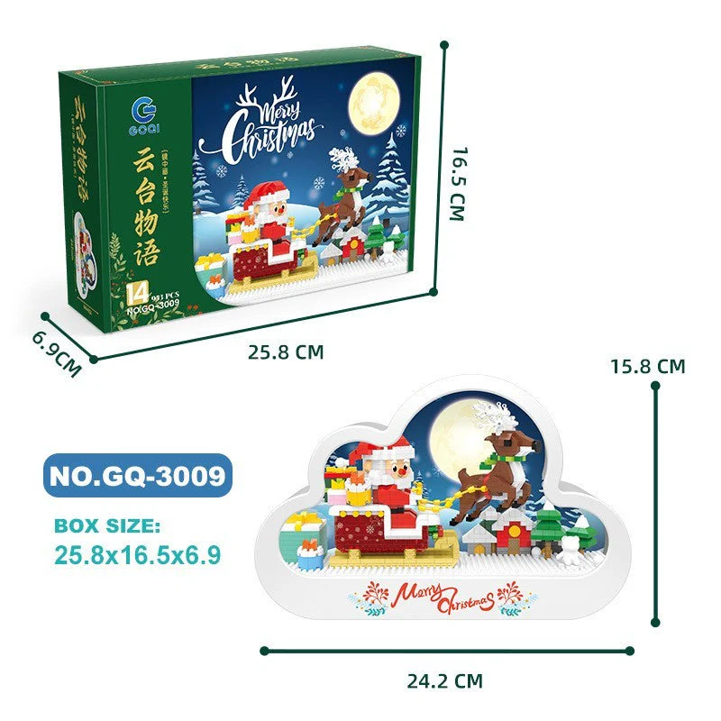 Décoration de Noël Nuage Magique avec Lumières et Blocs de Construction pour Enfants et Adultes - Image 11