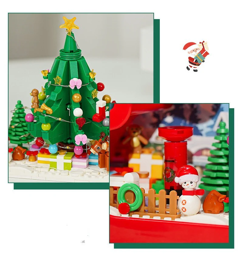 Décoration de Noël Nuage Magique avec Lumières et Blocs de Construction pour Enfants et Adultes - Image 6