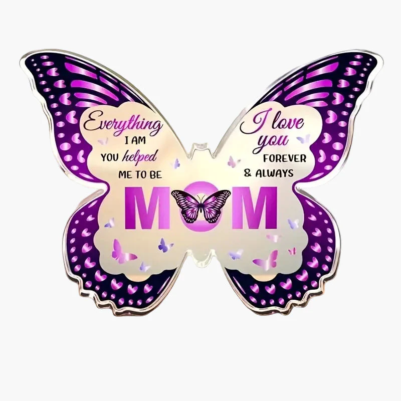 Décoration Papillon Message pour Maman – Cadeau de Remerciement et d'Amour pour Femme – Objet Décoratif Inspirant pour la Maison - Image 6