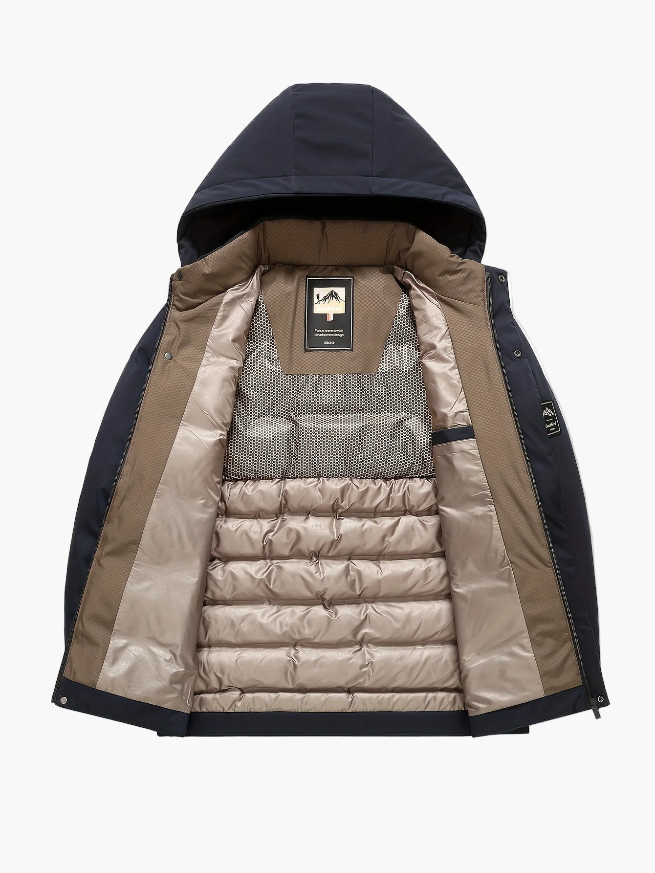 Doudoune à Capuche Homme Style Urbain Hiver Décontracté - Image 7
