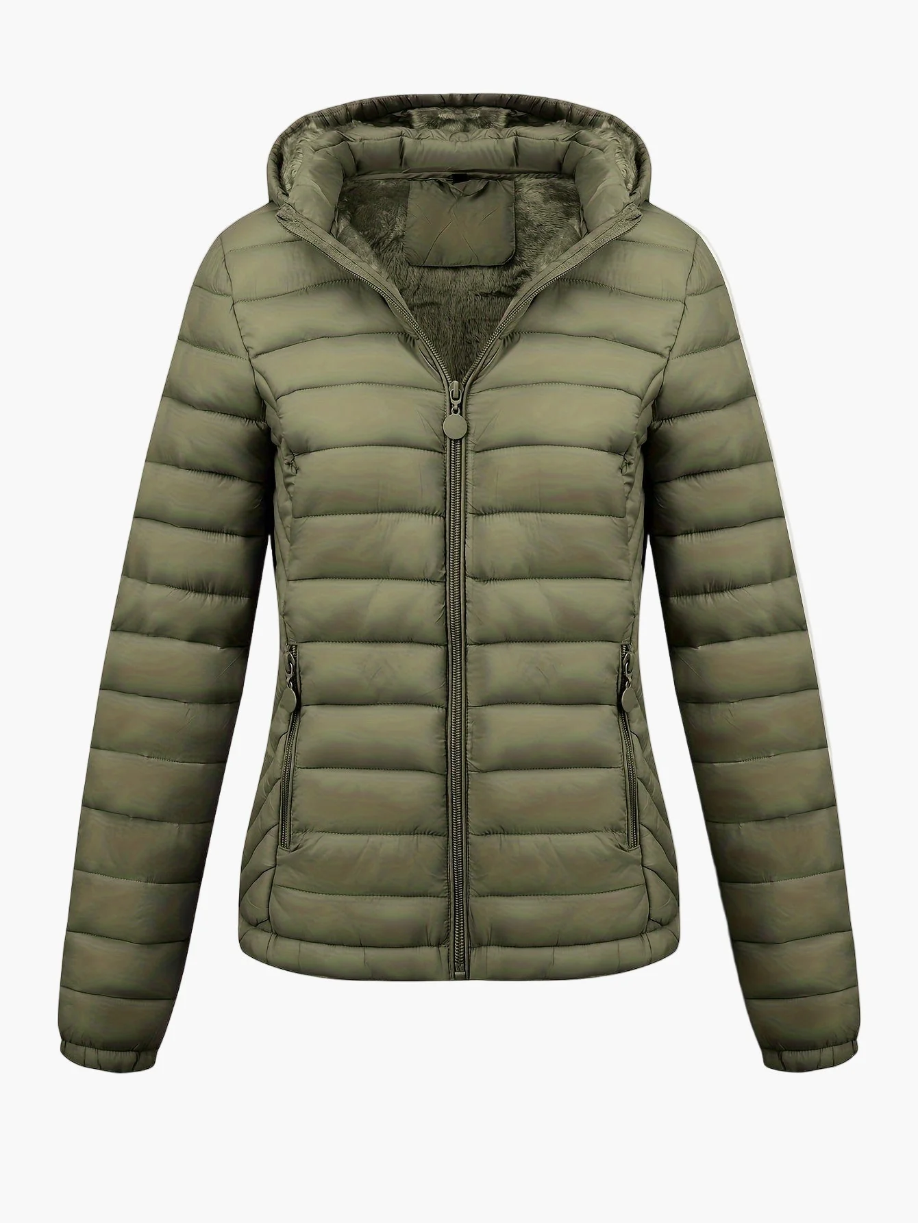Doudoune à Capuche Femme Style Urbain Polyvalente - Image 3