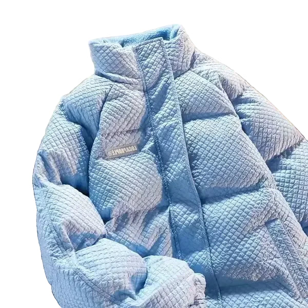 Doudoune décontractée unisexe à col montant style tendance pour l'hiver - Image 3