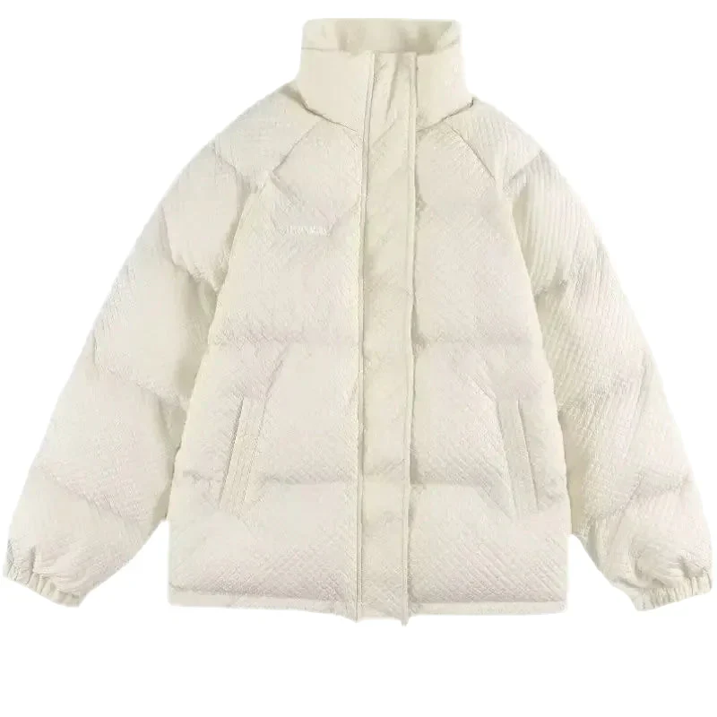 Doudoune décontractée unisexe à col montant style tendance pour l'hiver - Image 4