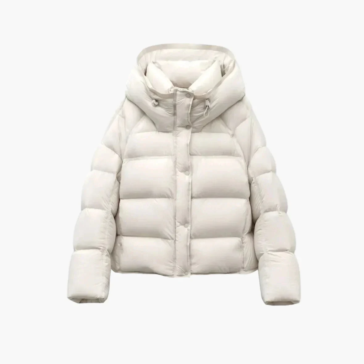 Doudoune épaisse à capuche tendance pour femme – Style urbain et confort hivernal - Image 5