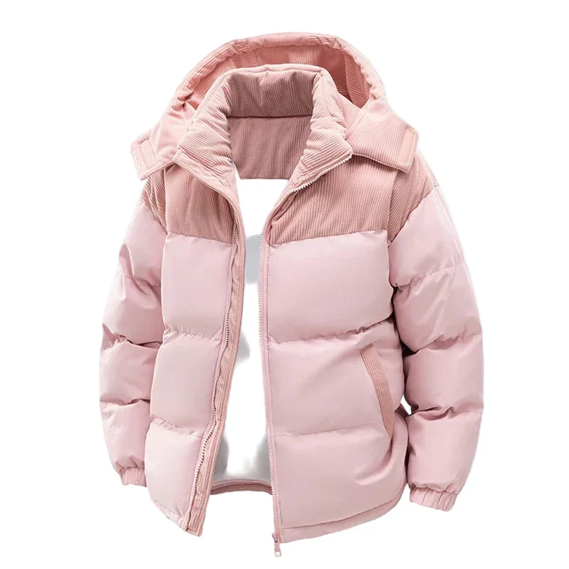 Doudoune épaisse à capuche style urbain pour homme – Veste chaude d’hiver décontractée - Image 5