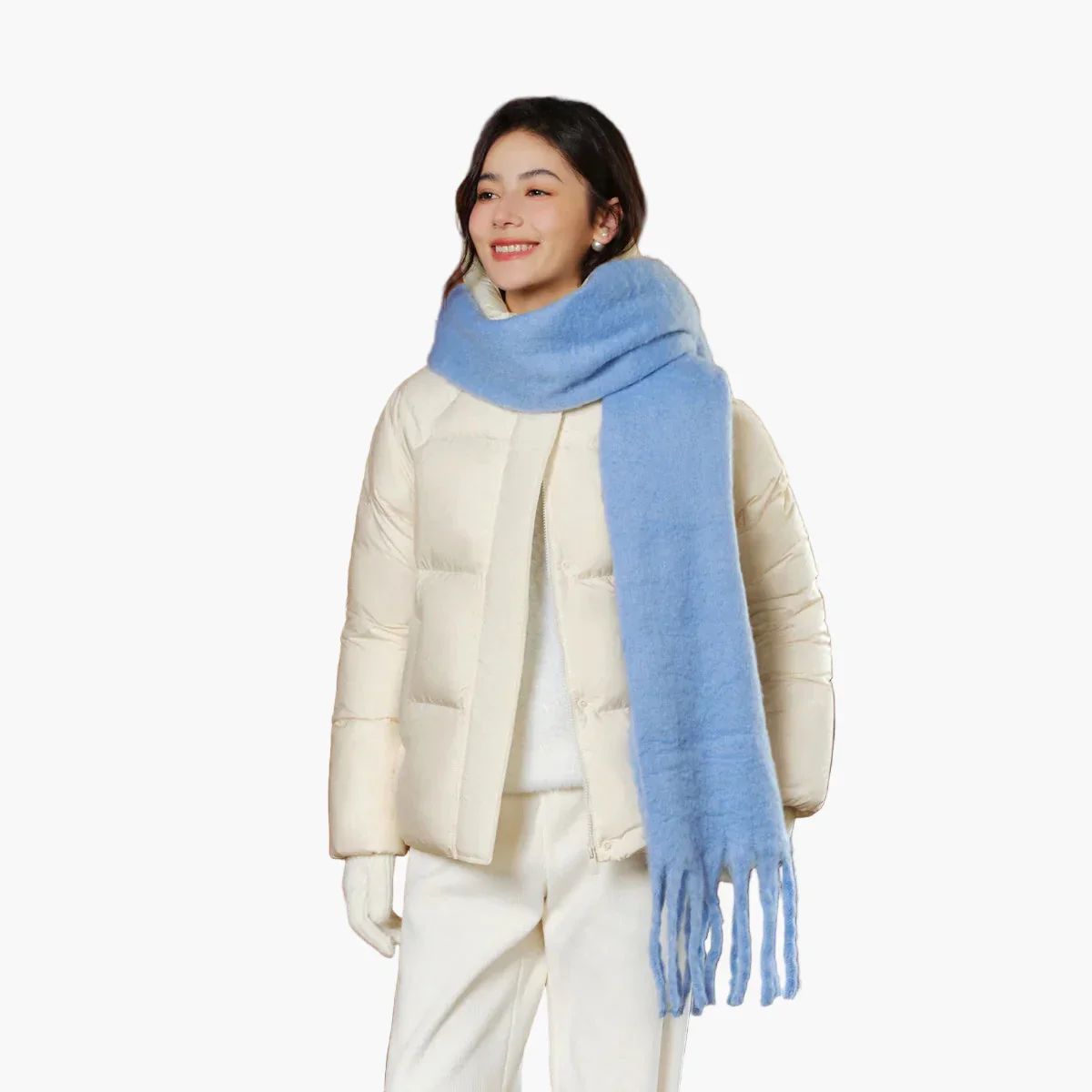 Doudoune Femme Élégante à Capuche Style Décontracté pour Hiver - Image 5