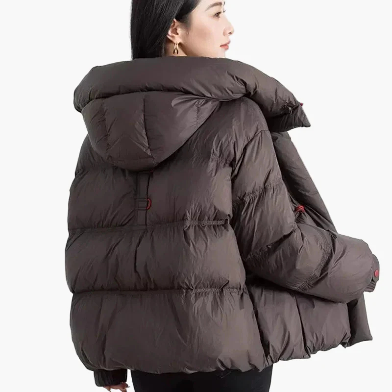 Doudoune Femme Style Oversize Urbain Hiver pour Look Décontracté - Image 2