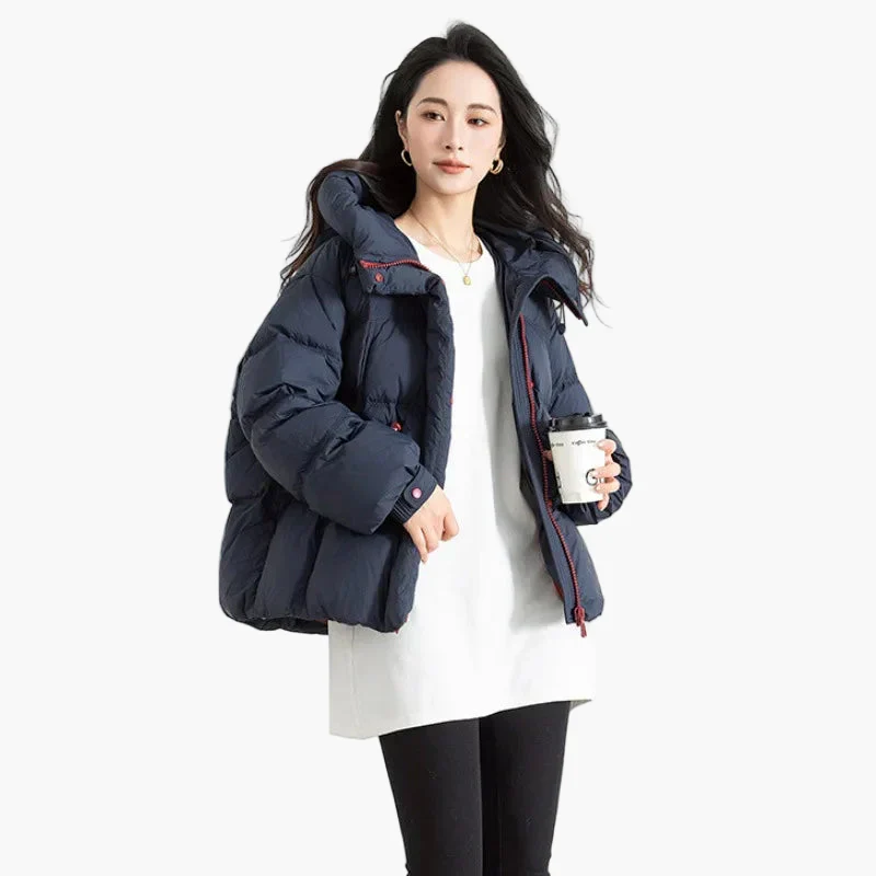 Doudoune Femme Style Oversize Urbain Hiver pour Look Décontracté - Image 3